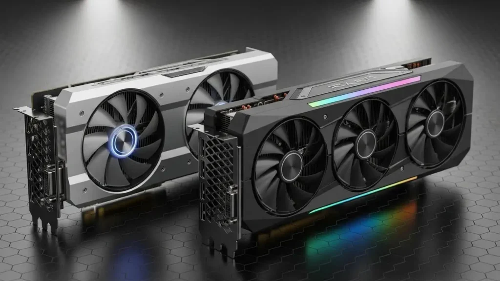 GeForce RTX 4060 TiとRTX 4070のグラフィックボード本体のサイズとデザイン比較