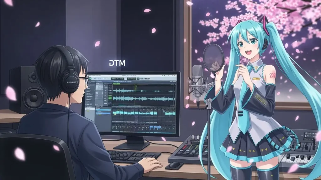 「千本桜」の本家(2011年 初音ミク)と、和楽器バンドや小林幸子などの派生作品を対比し、正解と誤解の関係を示す概念図。